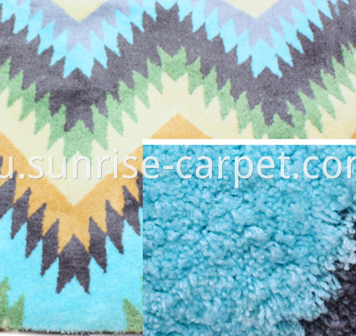 polyester more density with design carpet